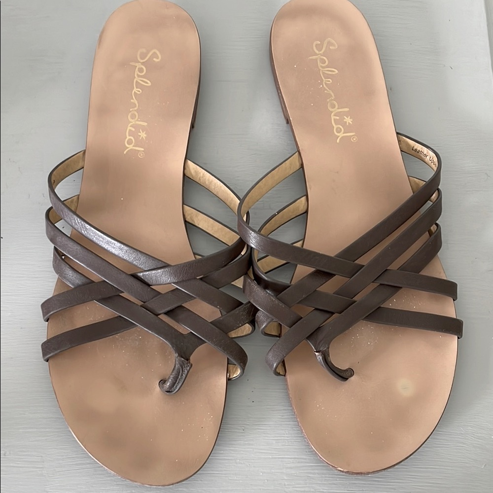 Splendid Women's Brown Leather Sandals